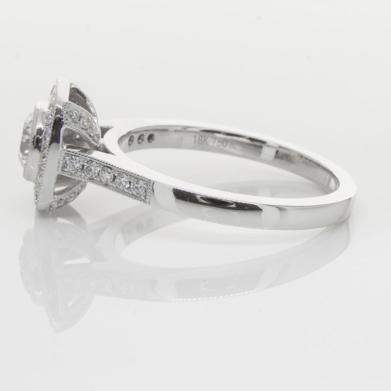 18ct White Gold .60ct Diamond Ring-Ring-Walker & Hall