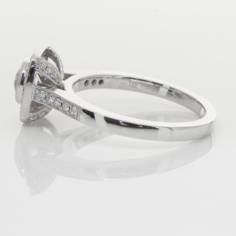 18ct White Gold .60ct Diamond Ring-Ring-Walker & Hall