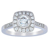18ct White Gold .60ct Diamond Ring-Ring-Walker & Hall
