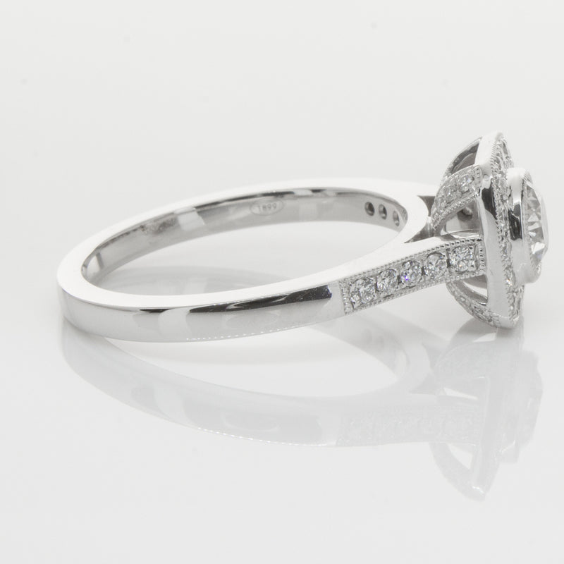 18ct White Gold .60ct Diamond Ring-Ring-Walker & Hall