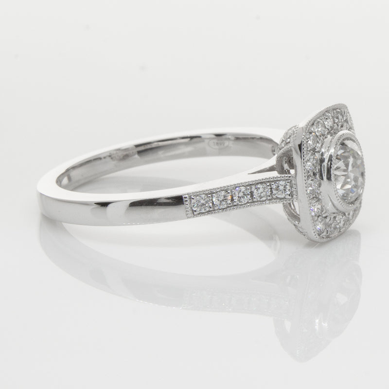 18ct White Gold .60ct Diamond Ring-Ring-Walker & Hall