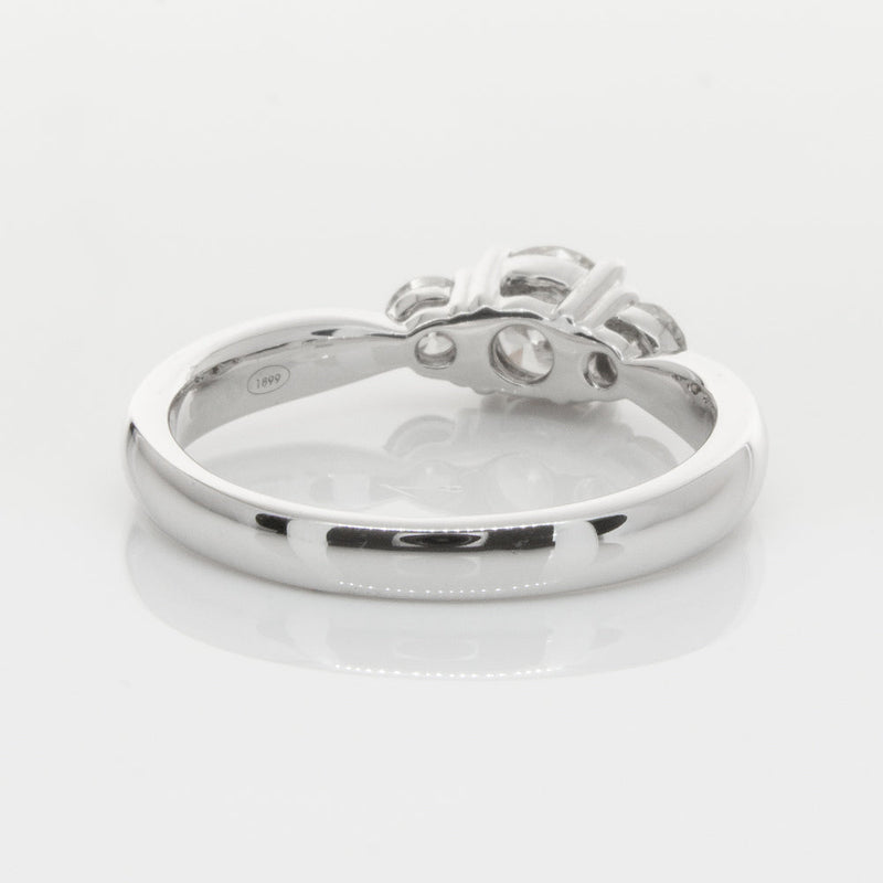 18ct White Gold .50ct Diamond Elysian Ring-Ring-Walker & Hall