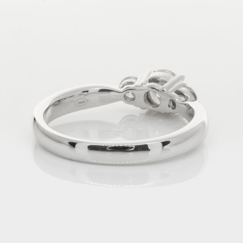 18ct White Gold .50ct Diamond Elysian Ring-Ring-Walker & Hall