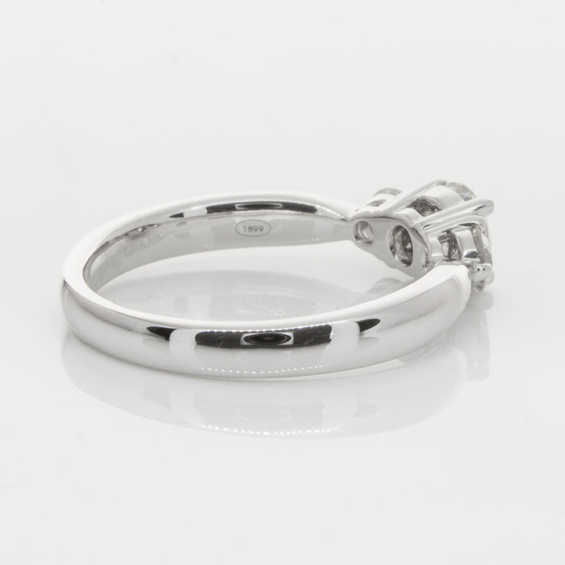 18ct White Gold .50ct Diamond Elysian Ring-Ring-Walker & Hall