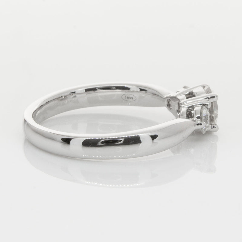18ct White Gold .50ct Diamond Elysian Ring-Ring-Walker & Hall