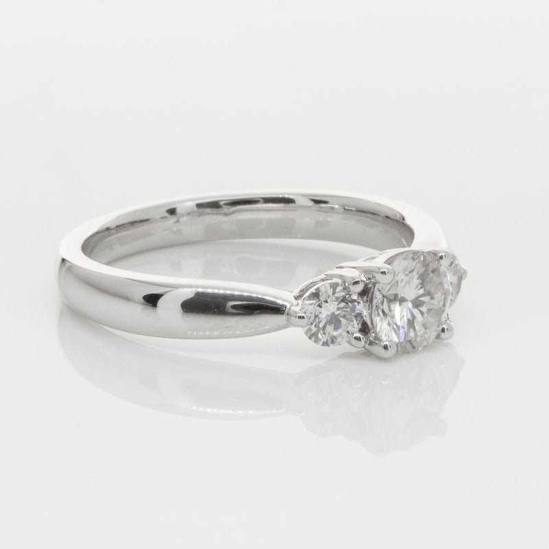 18ct White Gold .50ct Diamond Elysian Ring-Ring-Walker & Hall