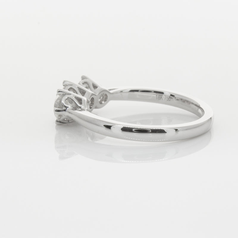 18ct White Gold .90ct Diamond Coronado Ring-Ring-Walker & Hall