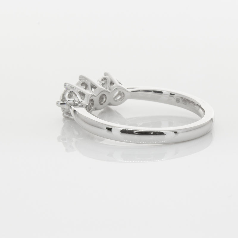 18ct White Gold .90ct Diamond Coronado Ring-Ring-Walker & Hall