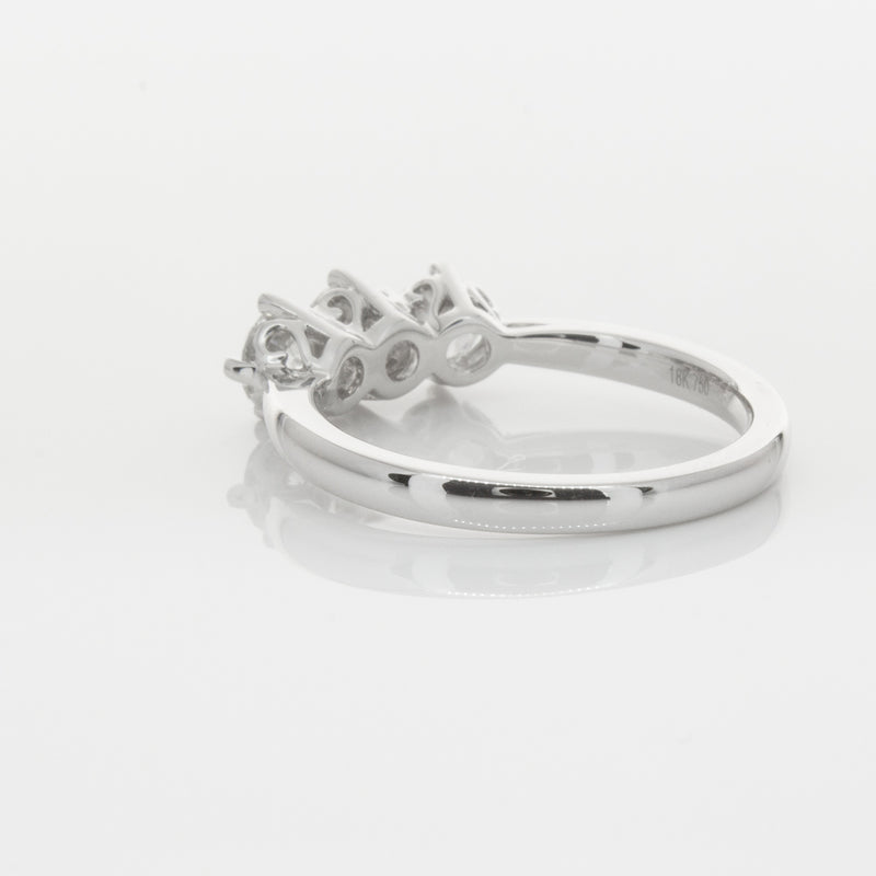 18ct White Gold .90ct Diamond Coronado Ring-Ring-Walker & Hall
