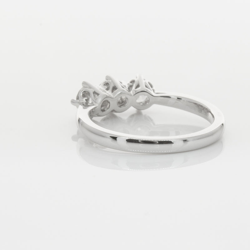 18ct White Gold .90ct Diamond Coronado Ring-Ring-Walker & Hall