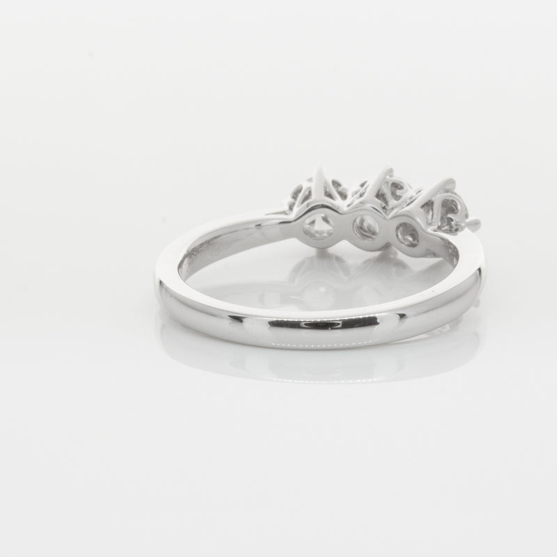 18ct White Gold .90ct Diamond Coronado Ring-Ring-Walker & Hall