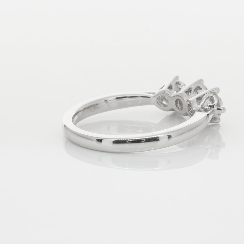 18ct White Gold .90ct Diamond Coronado Ring-Ring-Walker & Hall