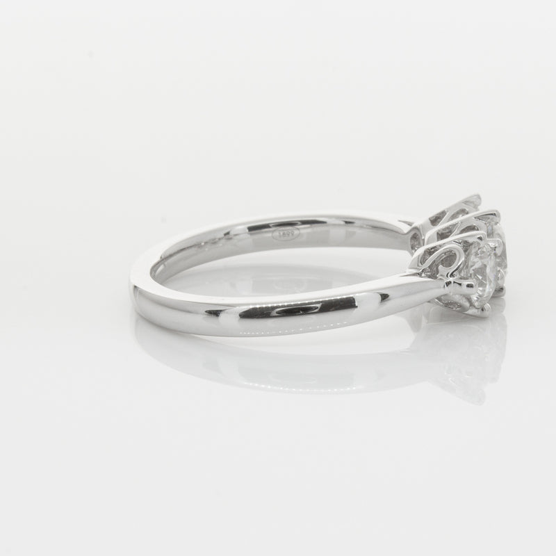 18ct White Gold .90ct Diamond Coronado Ring-Ring-Walker & Hall