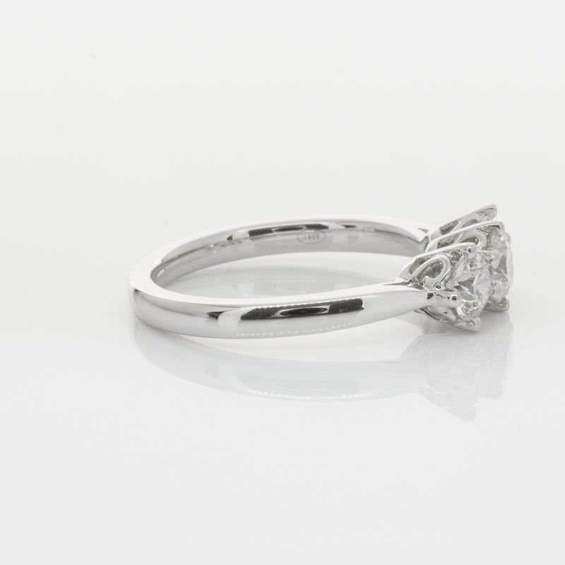 18ct White Gold .90ct Diamond Coronado Ring-Ring-Walker & Hall