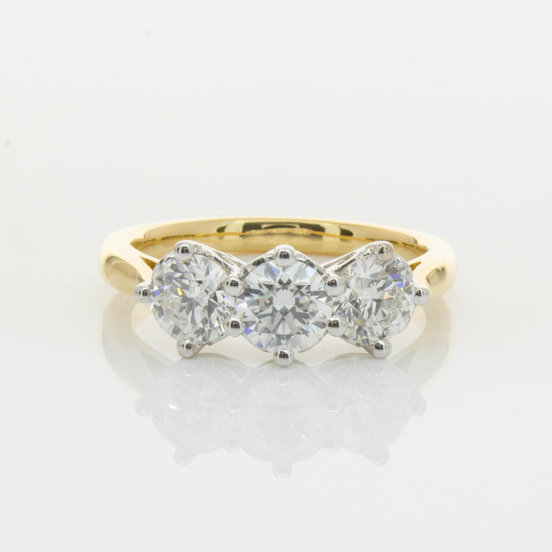 18ct Yellow Gold 1.55ct Diamond Coronado Ring-Ring-Walker & Hall