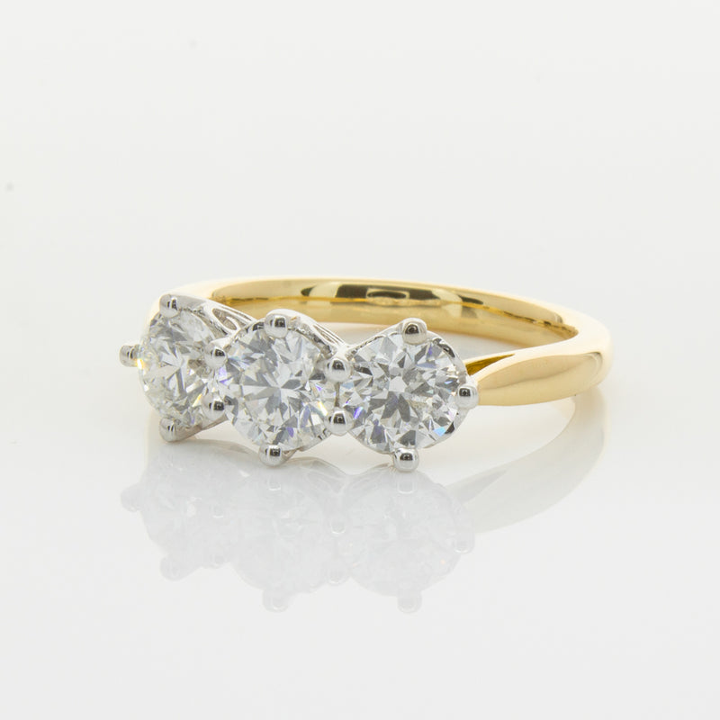 18ct Yellow Gold 1.55ct Diamond Coronado Ring-Ring-Walker & Hall