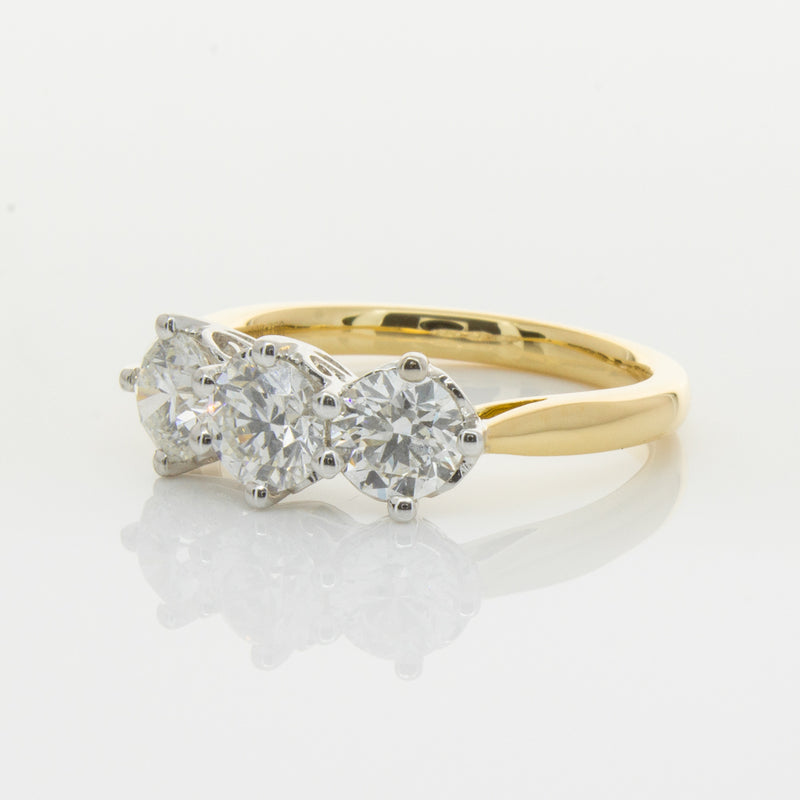 18ct Yellow Gold 1.55ct Diamond Coronado Ring-Ring-Walker & Hall