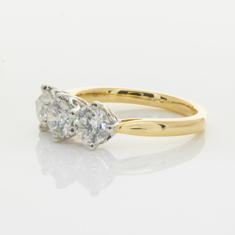 18ct Yellow Gold 1.55ct Diamond Coronado Ring-Ring-Walker & Hall