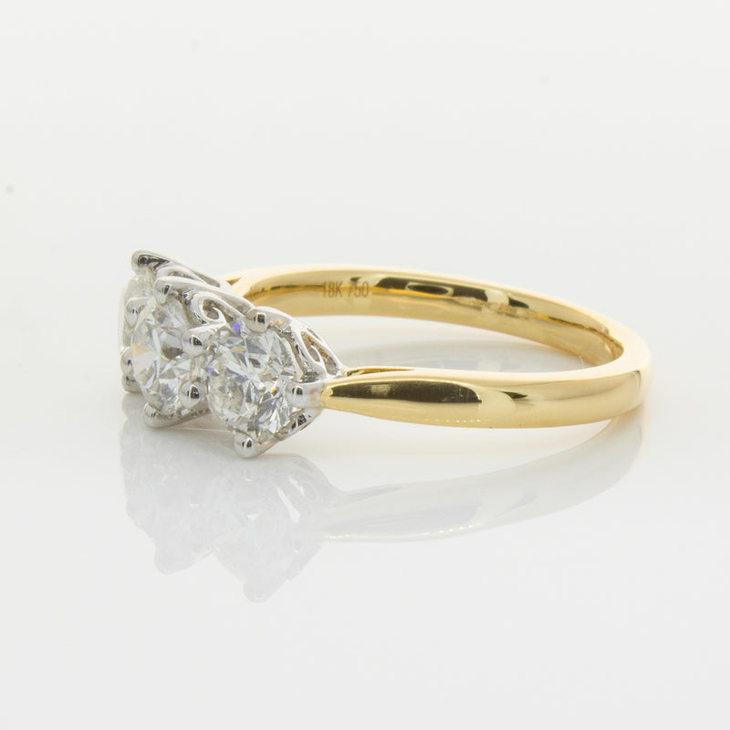 18ct Yellow Gold 1.55ct Diamond Coronado Ring-Ring-Walker & Hall