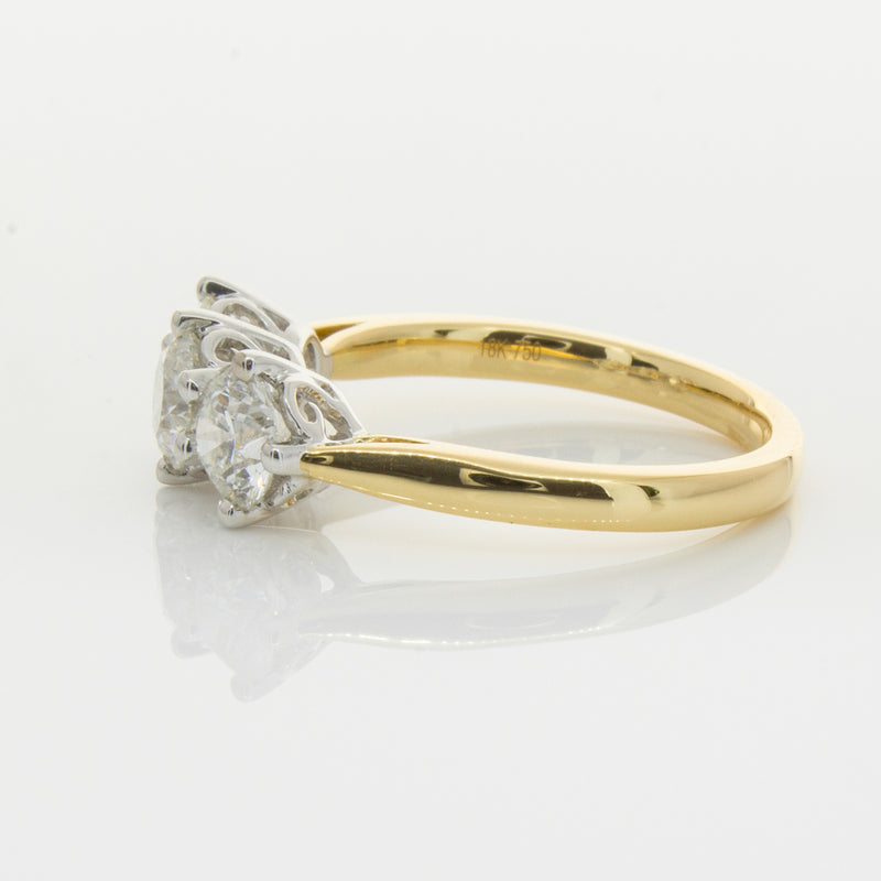 18ct Yellow Gold 1.55ct Diamond Coronado Ring-Ring-Walker & Hall