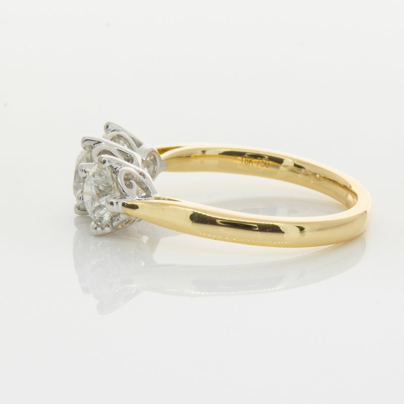 18ct Yellow Gold 1.55ct Diamond Coronado Ring-Ring-Walker & Hall