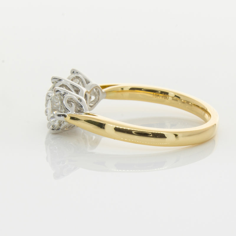 18ct Yellow Gold 1.55ct Diamond Coronado Ring-Ring-Walker & Hall