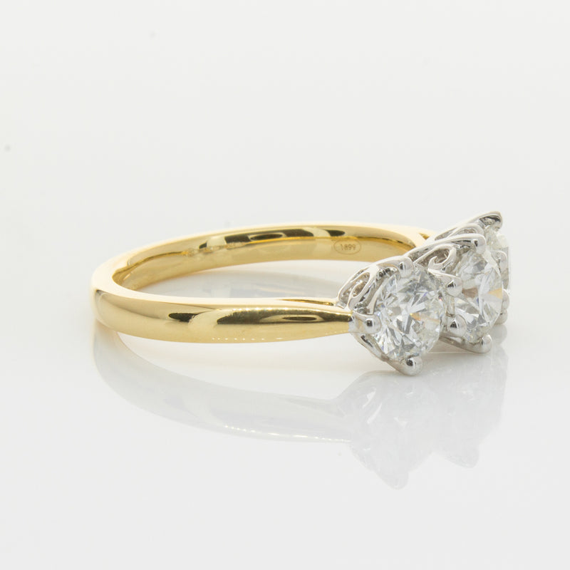 18ct Yellow Gold 1.55ct Diamond Coronado Ring-Ring-Walker & Hall