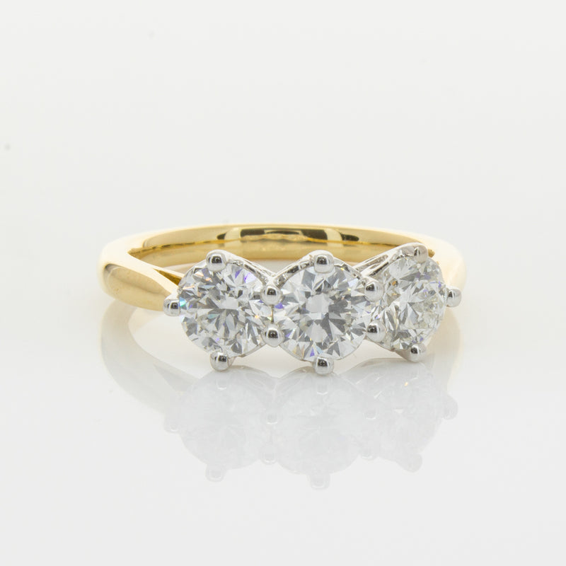 18ct Yellow Gold 1.55ct Diamond Coronado Ring-Ring-Walker & Hall