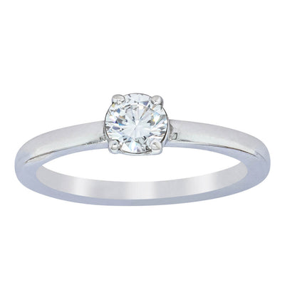 Deja Vu 9ct White Gold .35ct Diamond Ring-Ring-Walker & Hall