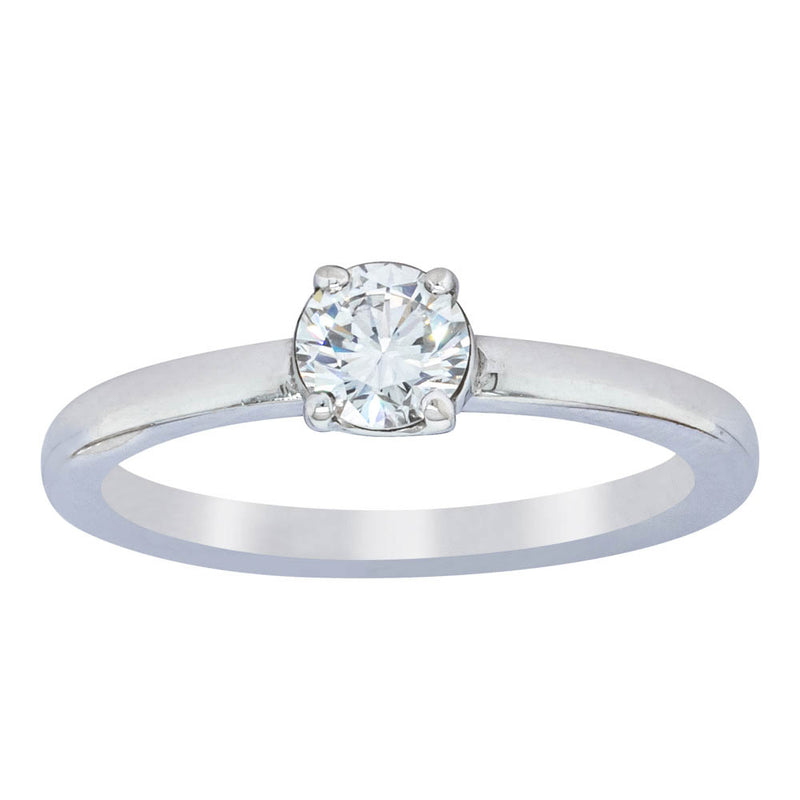 Deja Vu 9ct White Gold .35ct Diamond Ring-Ring-Walker & Hall