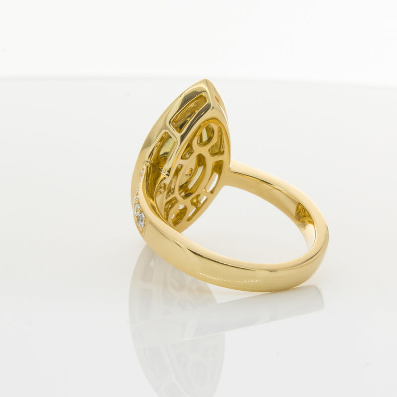 18ct Yellow Gold Yellow Diamond Ring-Ring-Walker & Hall