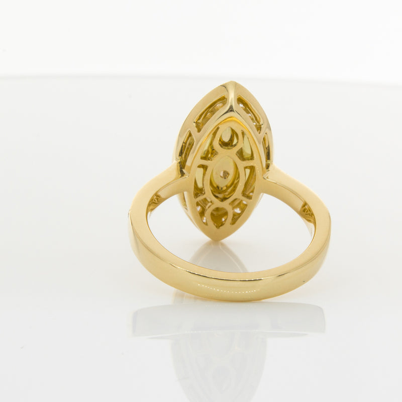 18ct Yellow Gold Yellow Diamond Ring-Ring-Walker & Hall