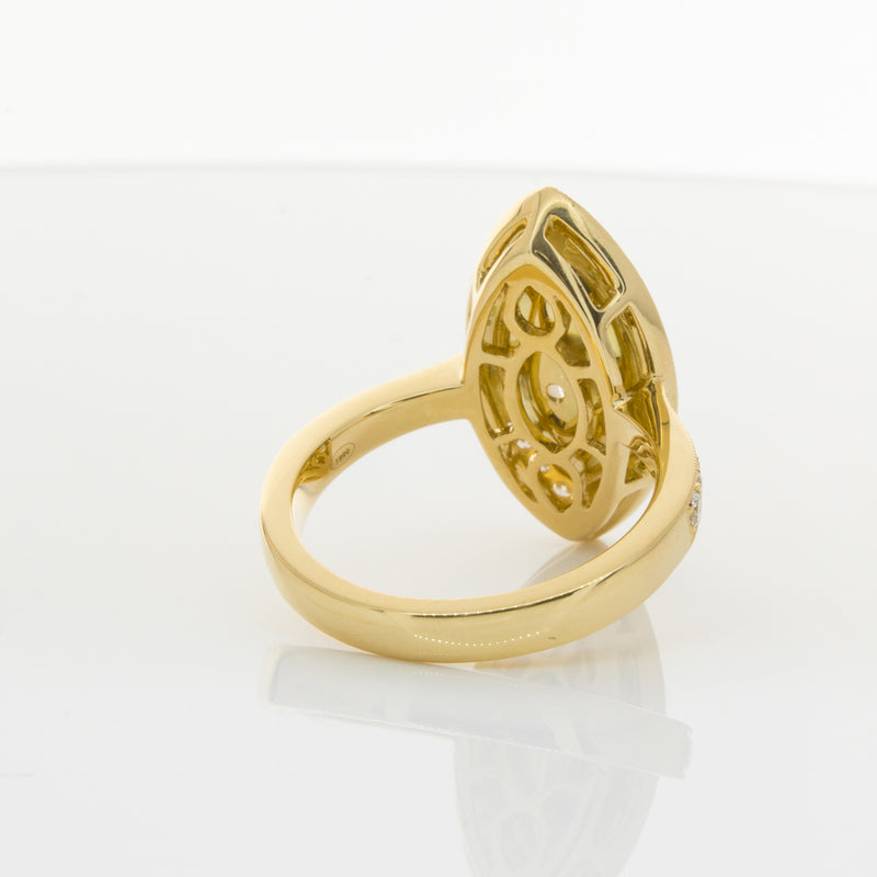 18ct Yellow Gold Yellow Diamond Ring-Ring-Walker & Hall