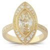 18ct Yellow Gold Yellow Diamond Ring-Ring-Walker & Hall