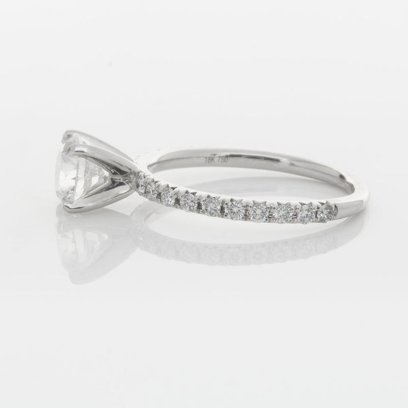 18ct White Gold 1.01ct Diamond Comet Ring-Ring-Walker & Hall