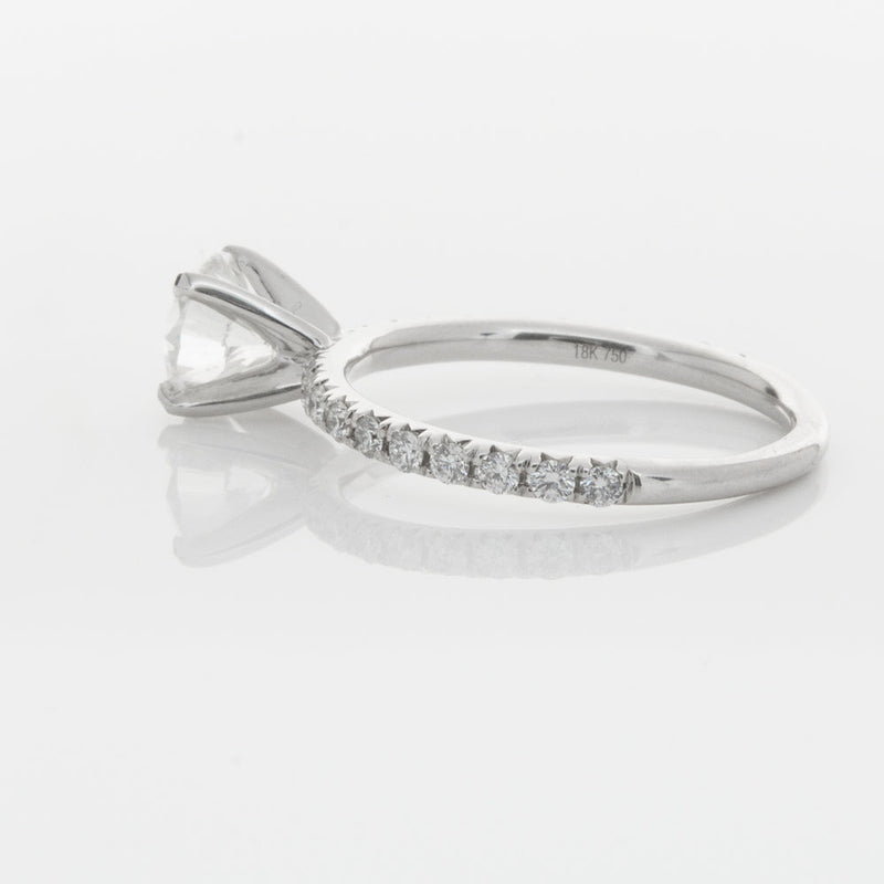 18ct White Gold 1.01ct Diamond Comet Ring-Ring-Walker & Hall