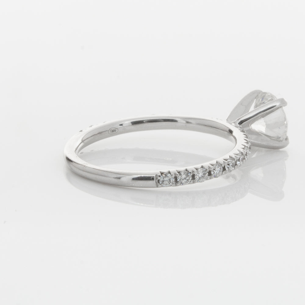 18ct White Gold 1.01ct Diamond Comet Ring-Ring-Walker & Hall