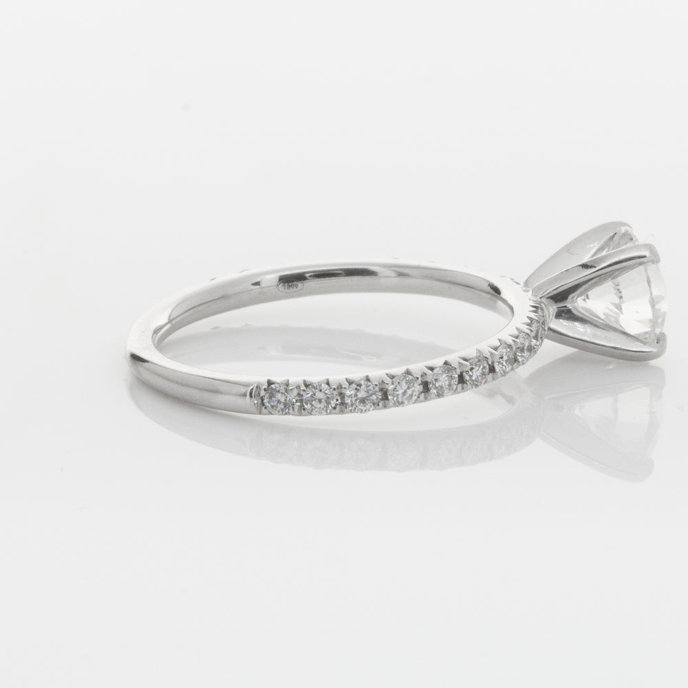 18ct White Gold 1.01ct Diamond Comet Ring-Ring-Walker & Hall