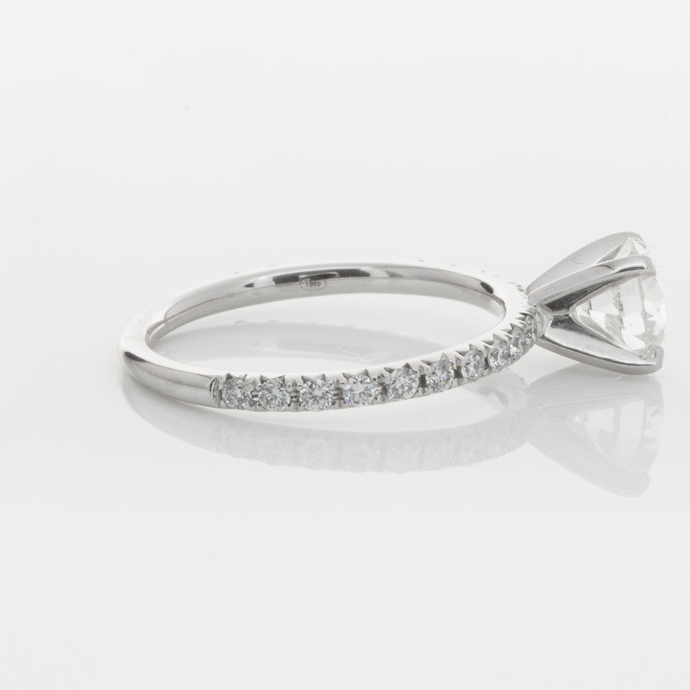 18ct White Gold 1.01ct Diamond Comet Ring-Ring-Walker & Hall