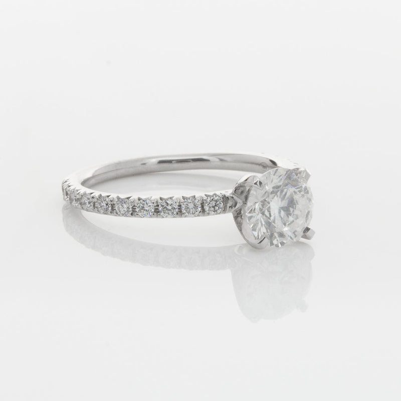 18ct White Gold 1.01ct Diamond Comet Ring-Ring-Walker & Hall