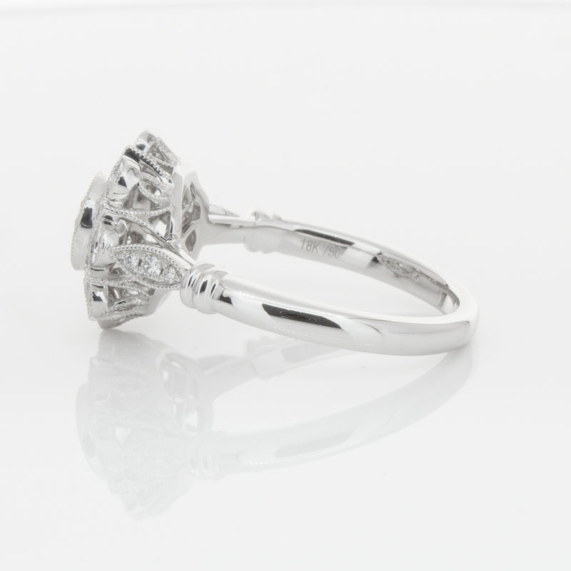 18ct White Gold .50ct Diamond Mayfair Ring-Ring-Walker & Hall