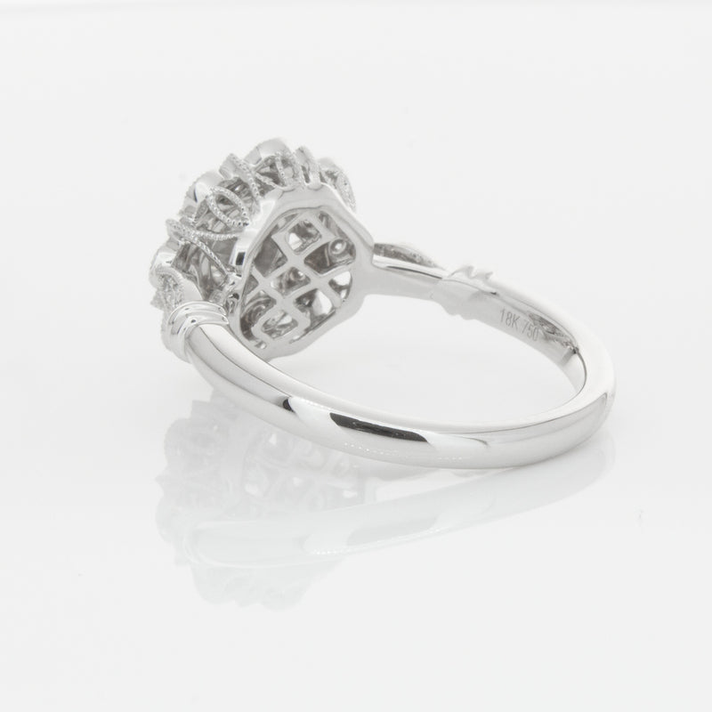 18ct White Gold .50ct Diamond Mayfair Ring-Ring-Walker & Hall
