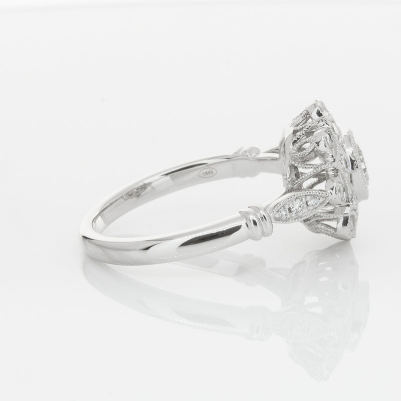 18ct White Gold .50ct Diamond Mayfair Ring-Ring-Walker & Hall