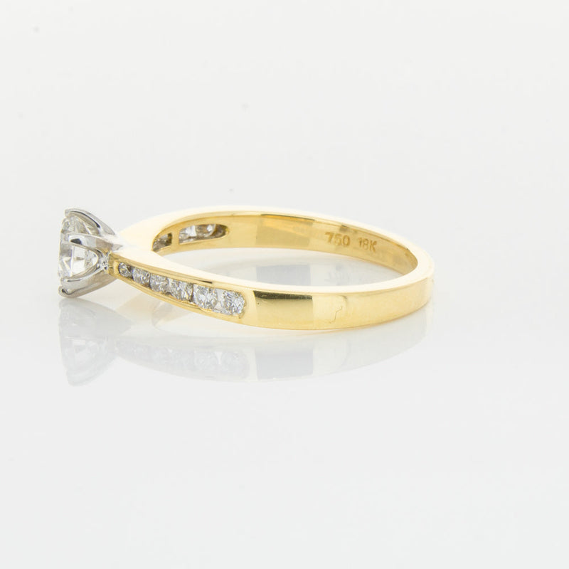 18ct Yellow Gold .50ct Diamond Avalon Ring-Ring-Walker & Hall