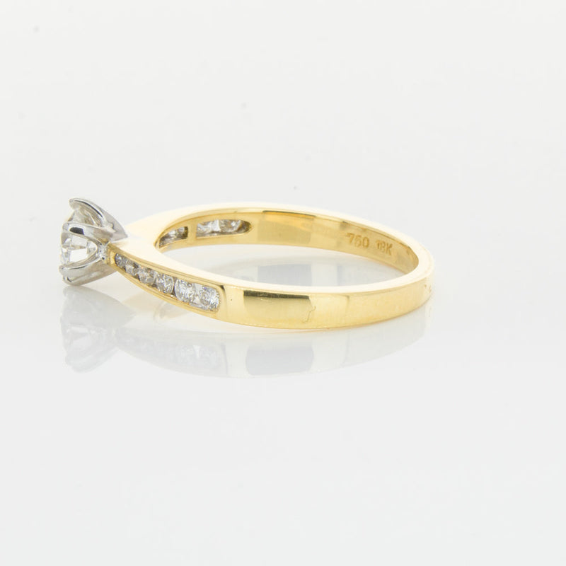 18ct Yellow Gold .50ct Diamond Avalon Ring-Ring-Walker & Hall