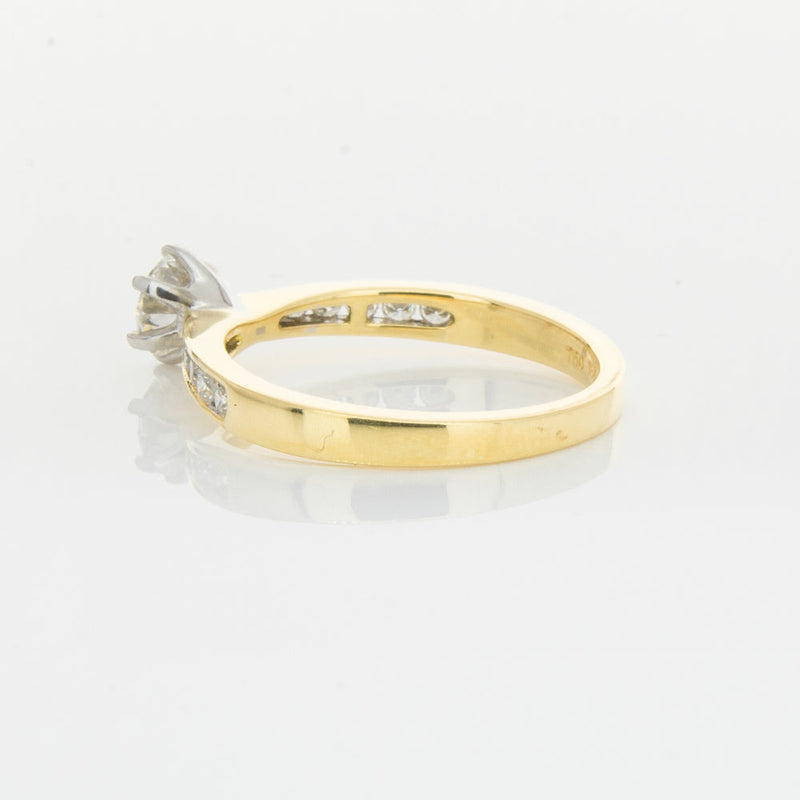 18ct Yellow Gold .50ct Diamond Avalon Ring-Ring-Walker & Hall