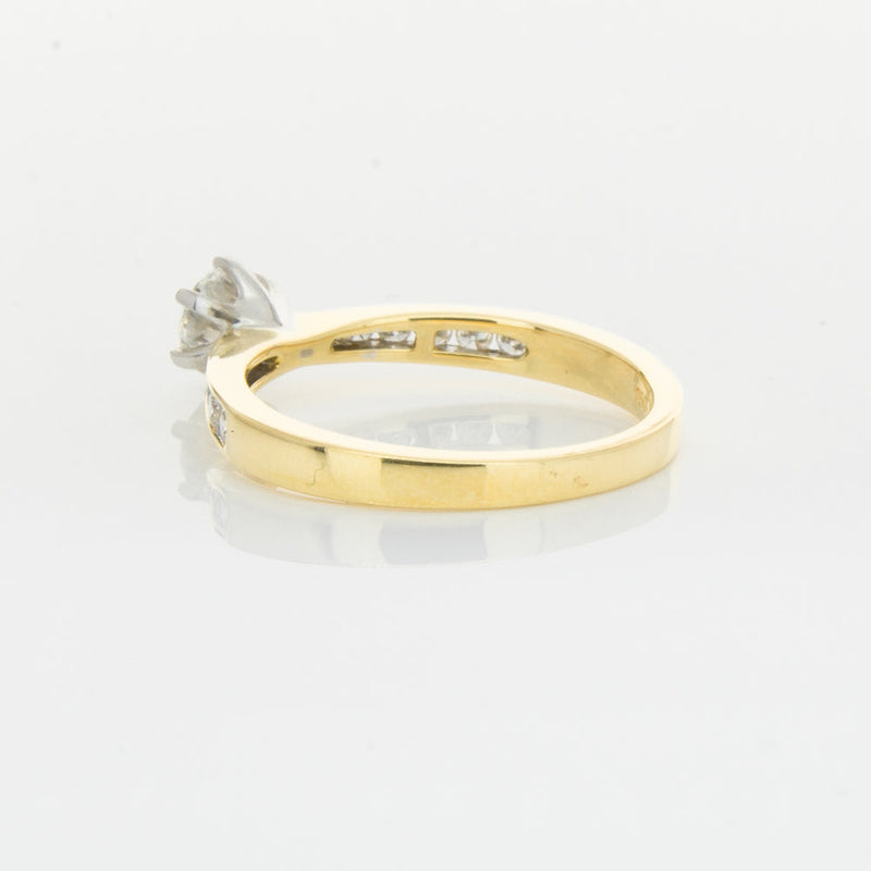 18ct Yellow Gold .50ct Diamond Avalon Ring-Ring-Walker & Hall