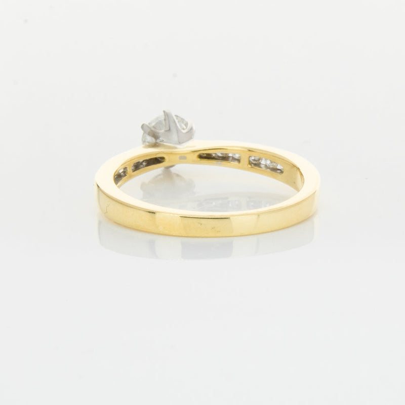 18ct Yellow Gold .50ct Diamond Avalon Ring-Ring-Walker & Hall
