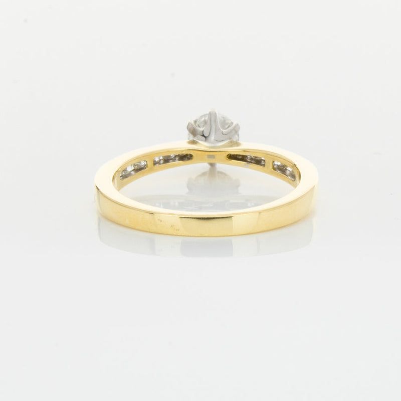 18ct Yellow Gold .50ct Diamond Avalon Ring-Ring-Walker & Hall