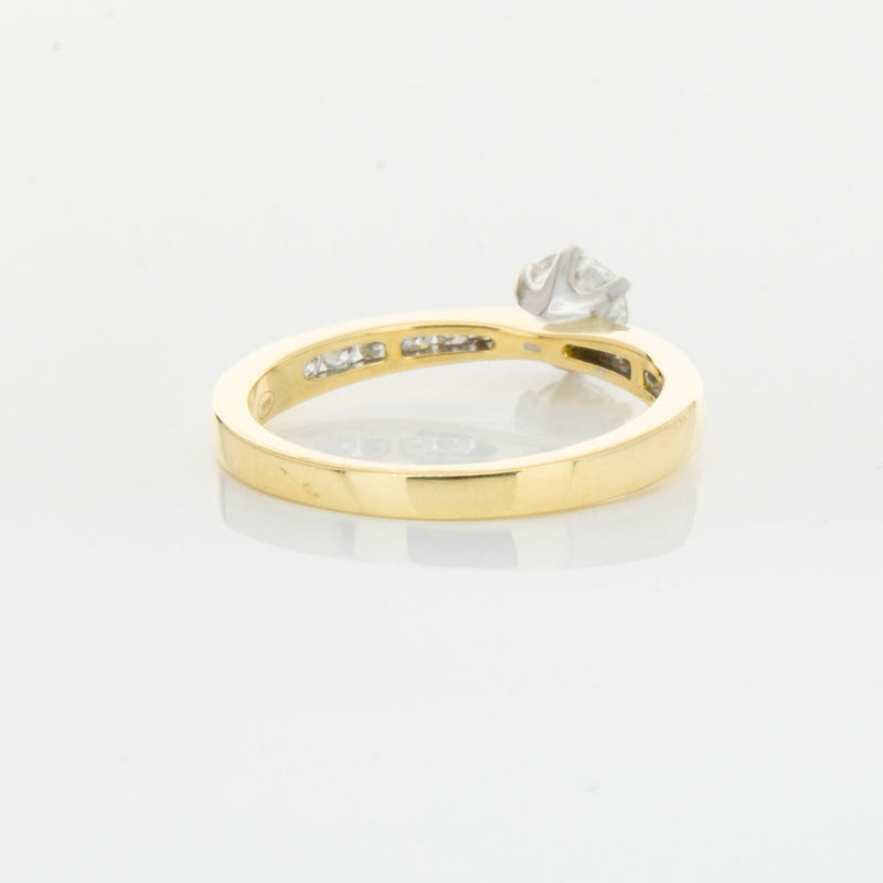 18ct Yellow Gold .50ct Diamond Avalon Ring-Ring-Walker & Hall
